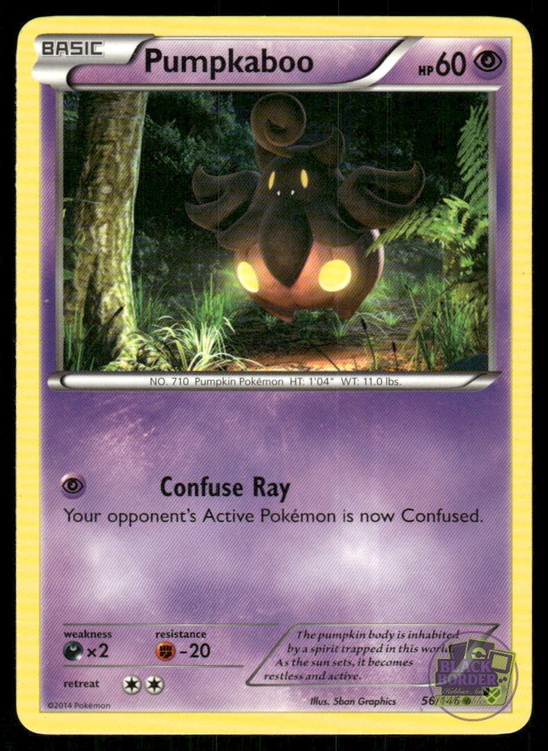 Pumpkaboo 56/146 Common XY Base Set Pokemon LP