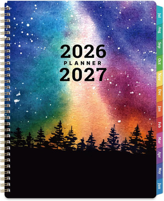 Planner 2026-2027 - Academic Planner 26-27, July 2026 - June 2027, 8'' x 10'', 202