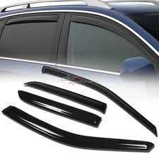 FOR 04-09 CADILLAC SRX SMOKE TINT WINDOW VISOR SHADE/VENT WIND/RAIN DEFLECTOR