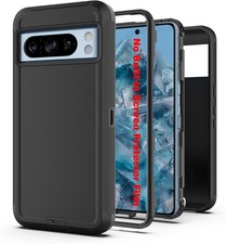 Google Pixel 8 Pro Case Heavy Duty Rugged Shockproof Protective Defender Cover