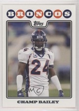 2008 Topps Champ Bailey #261 HOF ow7