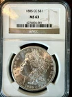 1885 CC Morgan Dollar MS63 NGC