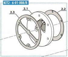 KIT 1. Stufe MCH6 Zylinderkopf (KIT TESTA 1&deg;STADIO)