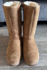 Cat  Jack Girl  s Suede Winter Boots Size 3