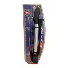 Schwinn Air Driver 800 Mini Floor Tire Pump With Gauge & Bonus Repair Kit