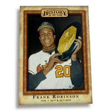 2010 Topps Frank Robinson NL AL MVP History of the Game #HOTG20 R5