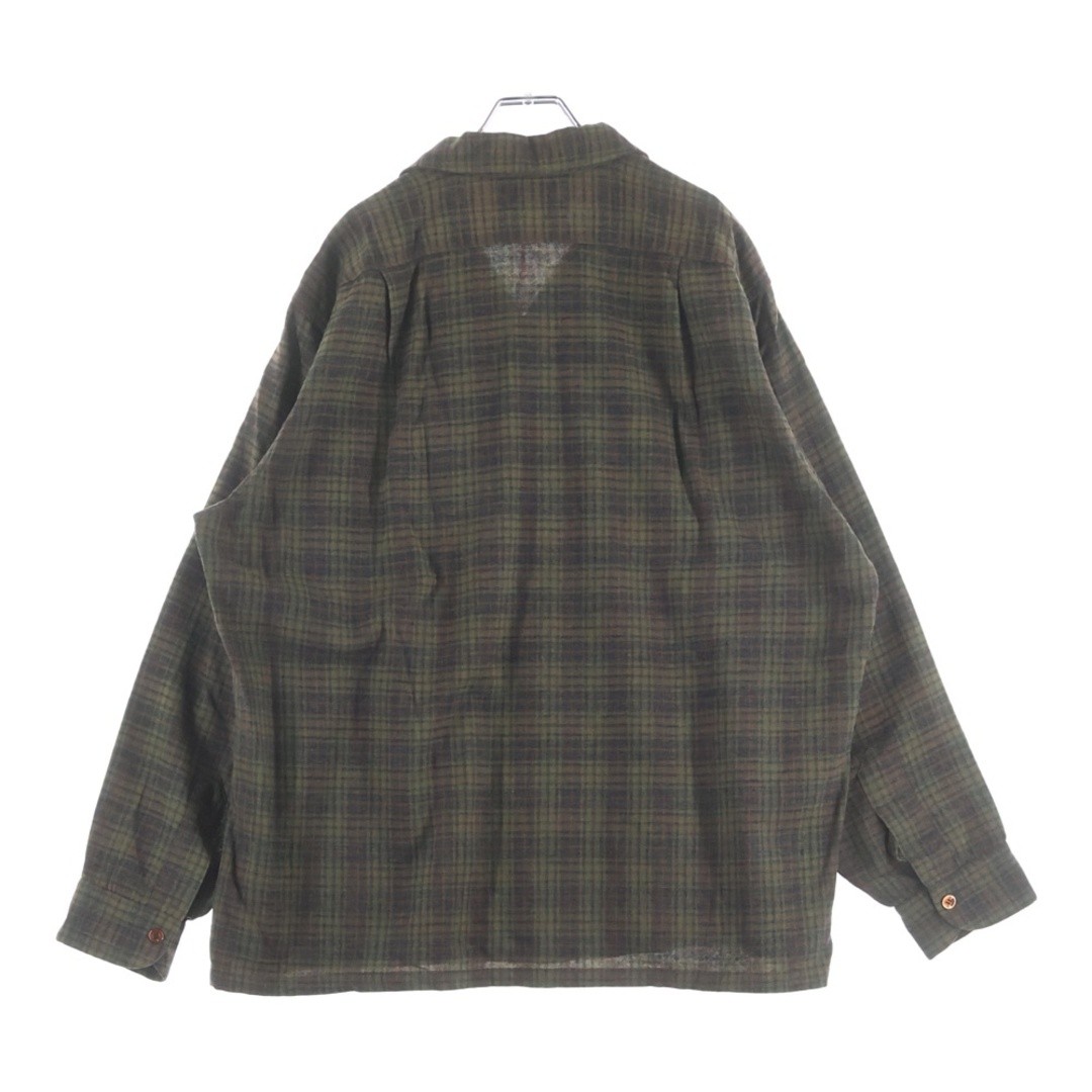 PENDLETON 60s VINTAGE CHECKED WOOL OPEN COLLAR LO… - image 2