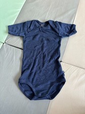 Dilling Body Wolle Merino Bio 98 Kurzarm Navy Dunkelblau NEUWERTIG!