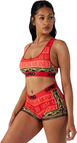 PSD Women Boy Shorts - Rich Money Full Coverage Stretch Underwear - Picture 4 of 7