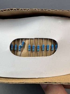 x100 RCD GP55 24.3K Ohm 1% Resistor Axial Through Hole Precision