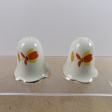 Hall Jewel Tea Autumn Leaf Salt & Pepper Shak...