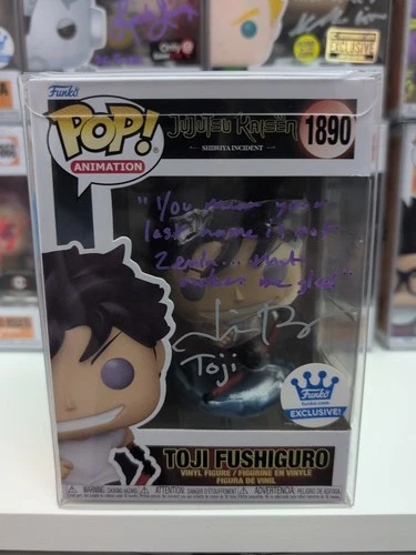 Funko Pop! Vinyl: Jujutsu Kaisen Toji Fushiguro #1890 Signed/Quoted, JSA/COA