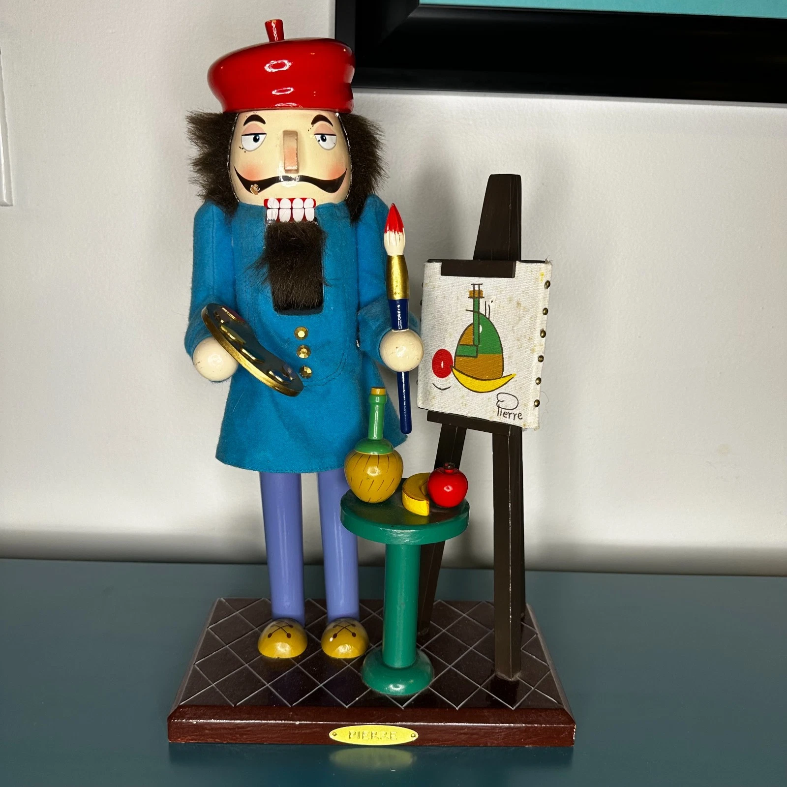 Vintage 15.5” Bombay Company "Pierre" Santa's Artist Painting Nutcracker - AS IS
Opens in a new wind