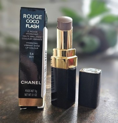 Chanel BOY #54 Rouge Coco Flash Hydrating Vibrant Shine Lip Colour NIB!  