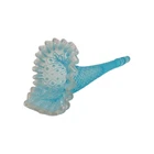 Fenton Blue Opalescent Diamond Lace Replacement Epergne Horn 10" Overall