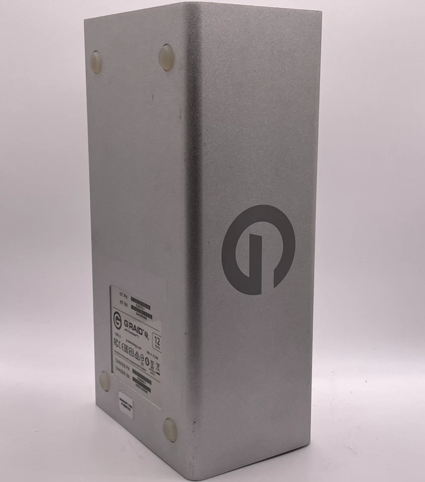 G-Technology G-RAID 12TB 2-Bay Thunderbolt 3 RAID Array 0G05753 - Not Working - Image 4 of 4