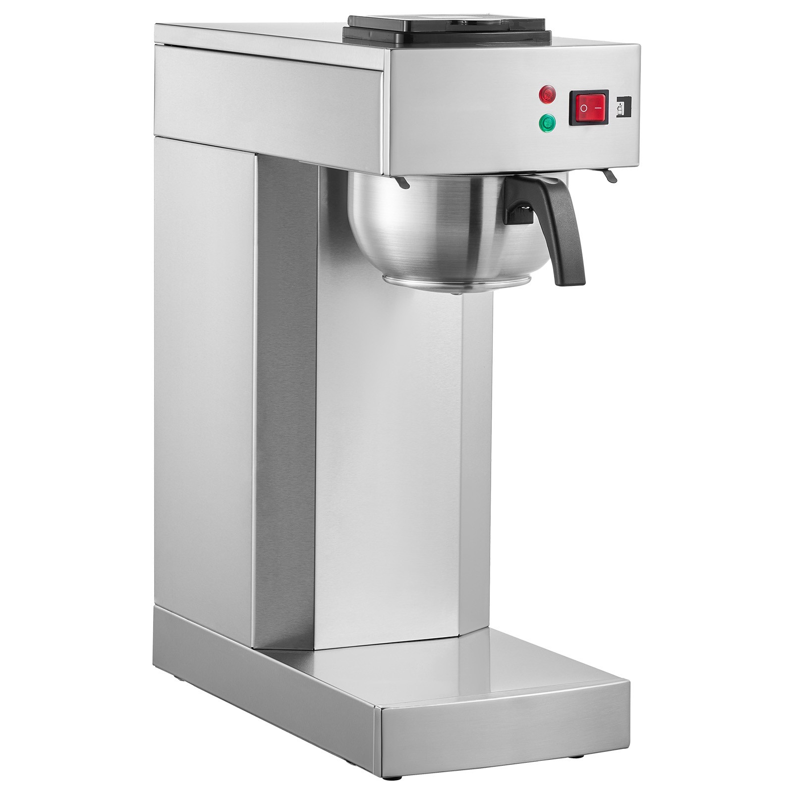 12 Cups Commercial Drip Coffee Maker with Thermal Carafe Restaurant Office Cafe