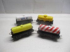 tomy trackmaster thomas the tank engine mixed tankers x 4.