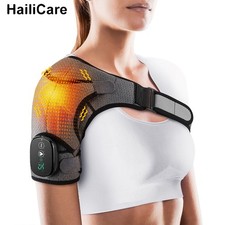 HailiCare Heated Shoulder Massager Brace w/ Vibration Therapy Joint Pain Relief
