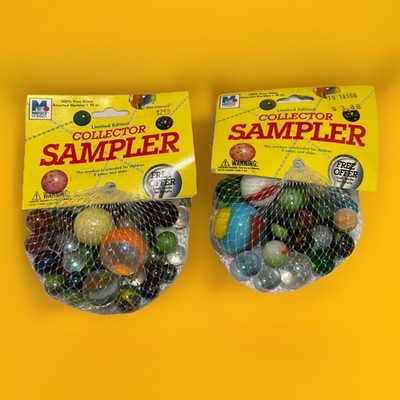 VTG Mega Marbles Limited Edition Collector Sampler *LOT OF 2* 10oz Each, New