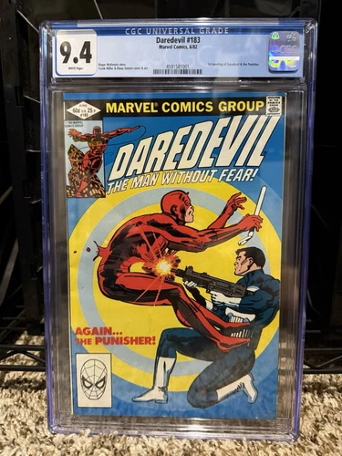 Daredevil #183 CGC 9.4 First Meeting Of Daredevil And Punisher