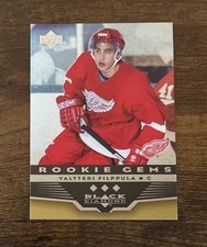 2005-06 Upper Deck Black Diamond Rookie Gems Valtteri Filppula #237 Red Wings RC