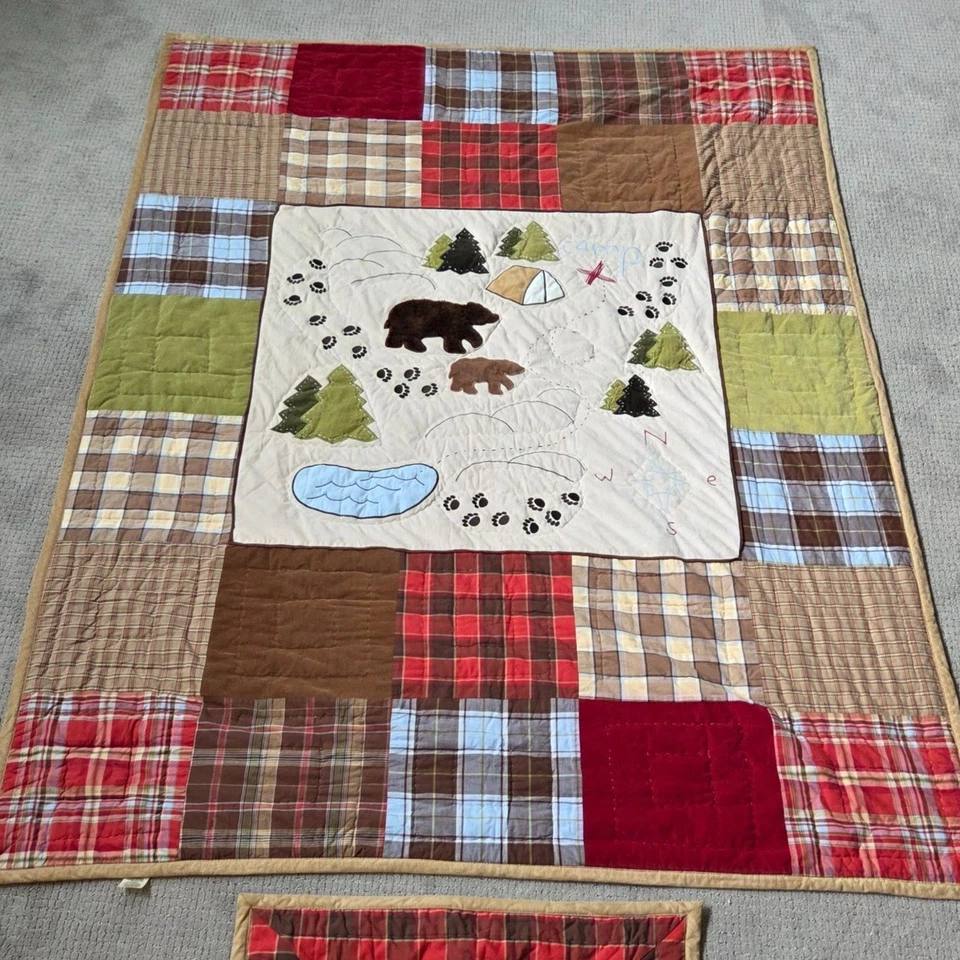 Woolrich Big Bear 露营地双拼布被子和假套装小屋狩猎 — 第 3/4 张图片