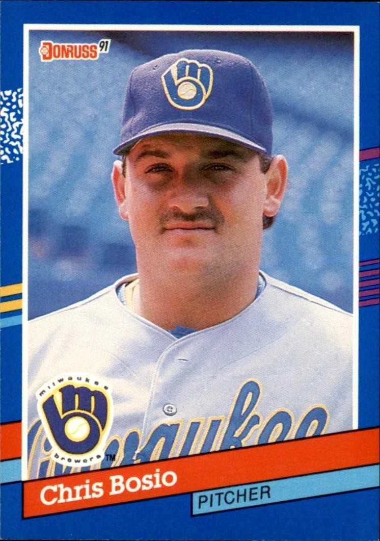 1991 Donruss #160 Chris Bosio