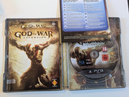Sony PlayStation 3 Super Slim 500GB White Console God Of War ascension Bundle - Imagen 13 de 15