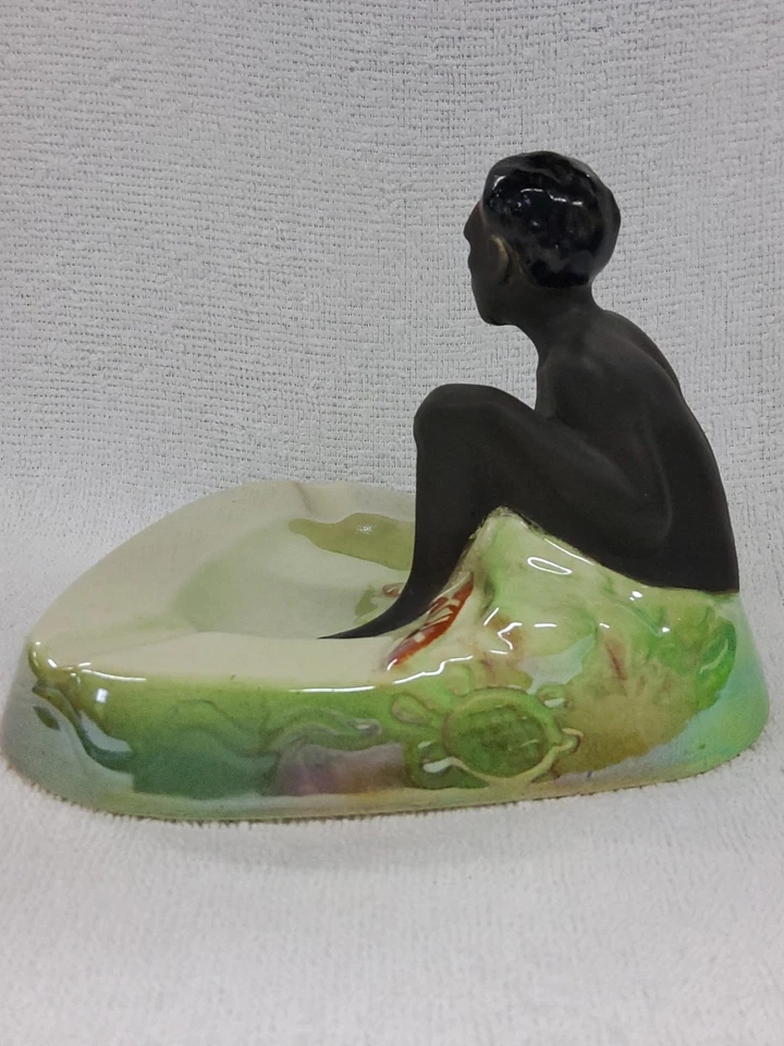 Vintage Australian Wembley Ware Pottery - Arunta Ashtray - image 3 of 4
