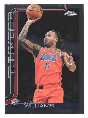 2025-26 Topps Chrome NBA Basketball OKC Thunder Jaylin Williams