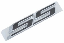 Genuine GM Gray Front Grille SS Emblem 23345205