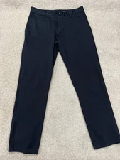 Rhone Pants Men 31 Black Commuter Performance Chino Straight Casual Stretch Work