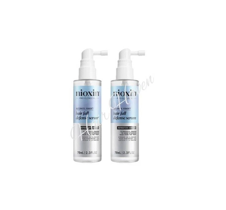 Nioxin Ultimate Power Sandalore Hair Fall Defence Serum 2x 70ml