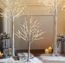3.5' LIGHTED LED WHITE ICED TREE Christmas 42-inch RAZ Imports NEW 4400910