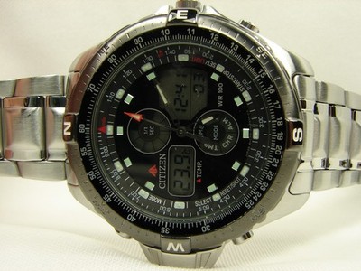 CITIZEN Promaster C710-S001510 Analog Digital Temp Sensor Watch