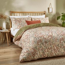 Anika Paisley Soft Touch Duvet Cover Set - Single/Double/King