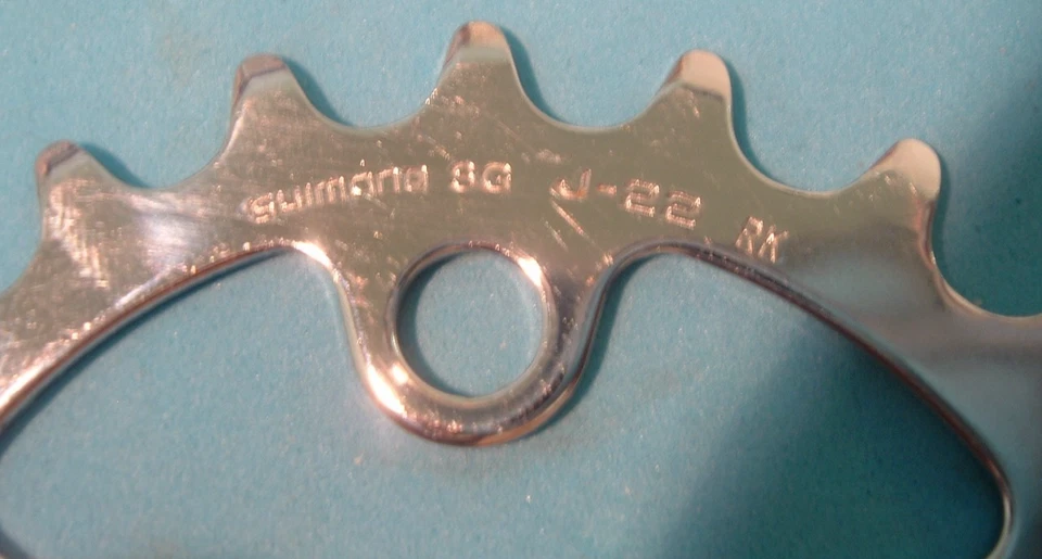 Shimano M737 Deore XT/LX J-22T x 58BCD MTB Chainring-NEW/NOS-5 to 8-Spd- Mint - Image 3 of 4