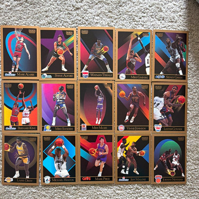 SkyBox '90-91 NBA Basketball Trading Cards Lot 28 Karten Standard Original