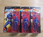 Lot Of 3 GI Joe Classified Series Retro Cobra Commander 6" Hasbro Action Figures
