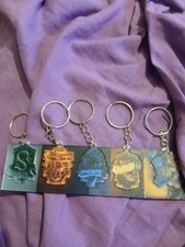 Lot De 5 Porte Clés Harry Potter Avec Porte Mural Neuf