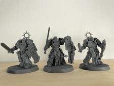 WARHAMMER40K Space Marines Blade Guard Squad X3 Assembled Basecoated Indomitus