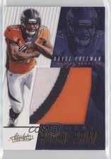 2018 Panini Absolute Rookie Prime Jerseys 74/99 Royce Freeman #ARP-RF 4r3