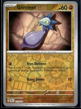 Glimmet 121/197 Common Obsidian Flames Pokemon Reverse Holo Lightly Played
