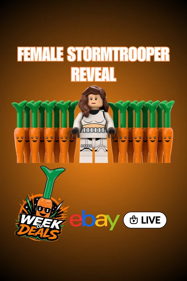 Female Stormtrooper Reveal - Individuell bedruckte Minifiguren & Teile🥕