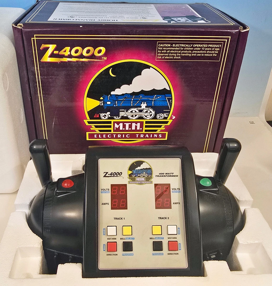 MTH RailKing Z-1000 Controller & Transformer Power Unit 40-1000 O Scale MTH RailKing Z-1000 Controller & Transformer Power Unit 40-1000 O Scale