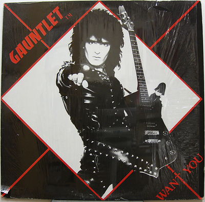 GAUNTLET Want You 1984 US ORG Private Metal Promo TEST PRESSING LP Minty!