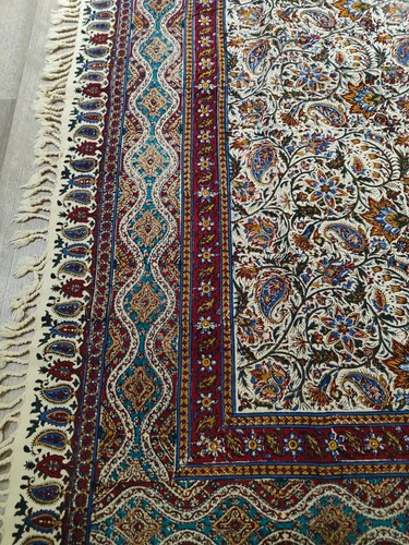 Persian - ghalamkar handmade hand printed tapestry tablecloth - Picture 18 of 20