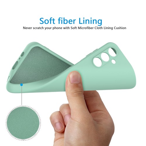 Für Samsung Galaxy A15 5G Handyhülle Flüssig Silikon Cover mit Displayschutz - Bild 46 von 51