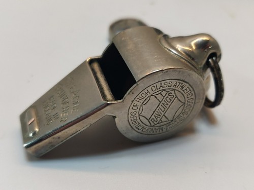 3 Vintage whistles-- Acme Thunderer England, U.S. Military, Civil Defense - Picture 5 of 9